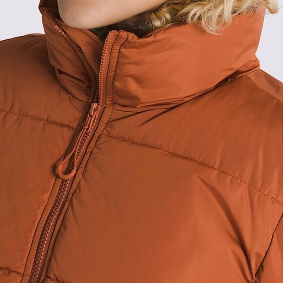 Vans Aubrey Primaloft Puffer Jacket- Auburn Orange - Picture 2 of 10